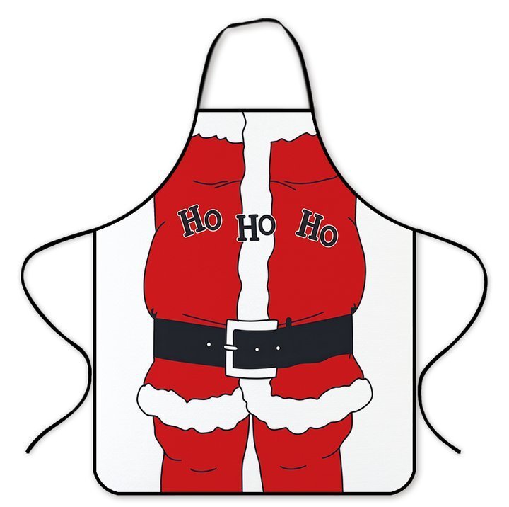 Korean Fashion Christmas Waterproof Apron - Stylish Kitchen & Hot Pot Shop Essential-Astricos