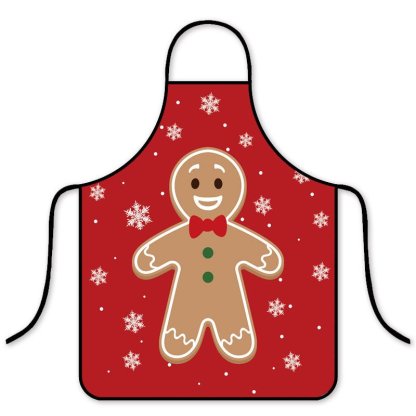 Korean Fashion Christmas Waterproof Apron - Stylish Kitchen & Hot Pot Shop Essential-Astricos