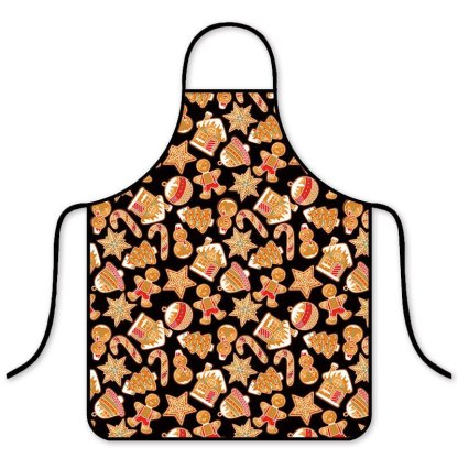 Korean Fashion Christmas Waterproof Apron - Stylish Kitchen & Hot Pot Shop Essential-Astricos