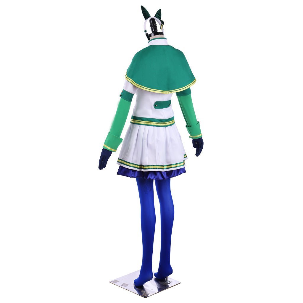 Silence Suzuka Pretty Derby Cosplay Costume with Headdress - High Quality Outfit-Astricos