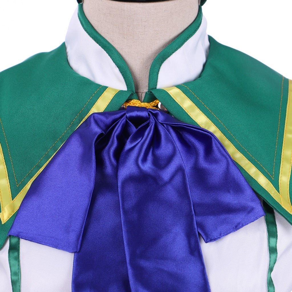 Silence Suzuka Pretty Derby Cosplay Costume with Headdress - High Quality Outfit-Astricos