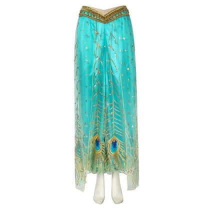 Princess Jasmine Cosplay Costume - Aladdin Inspired Peacock Dress for Adults - Astricos