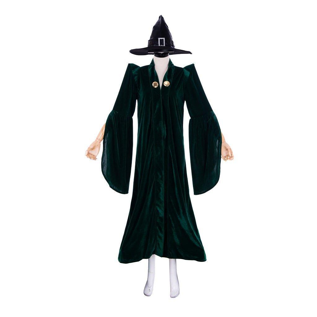 Authentic Professor Minerva McGonagall Witch Costume | Harry Potter Cosplay & Halloween Outfit-Astricos