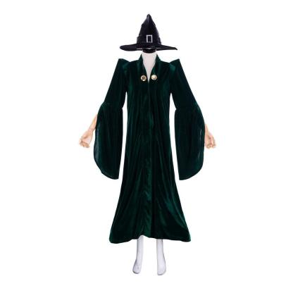 Authentic Professor Minerva McGonagall Witch Costume | Harry Potter Cosplay & Halloween Outfit-Astricos