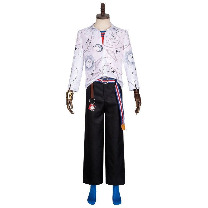 Promise of Wizard Murr Cosplay Costume West Country Halloween Party Uniform for Men - Astricos