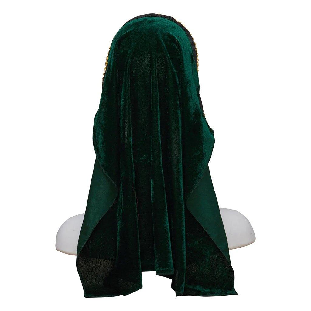 Queen Elizabeth Tudor Green Cosplay Costume - Elegant Historical Inspired Dress-Astricos