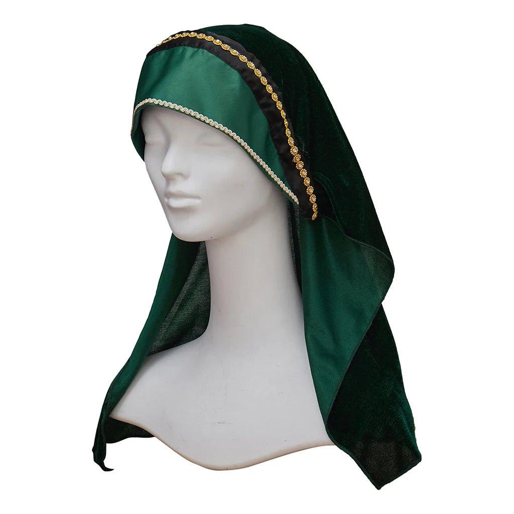 Queen Elizabeth Tudor Green Cosplay Costume - Elegant Historical Inspired Dress-Astricos