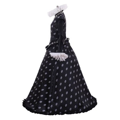 Queen Elizabeth Tudor Renaissance Cosplay Costume | Elegant Masquerade Ball Gown Dress for Women-Astricos