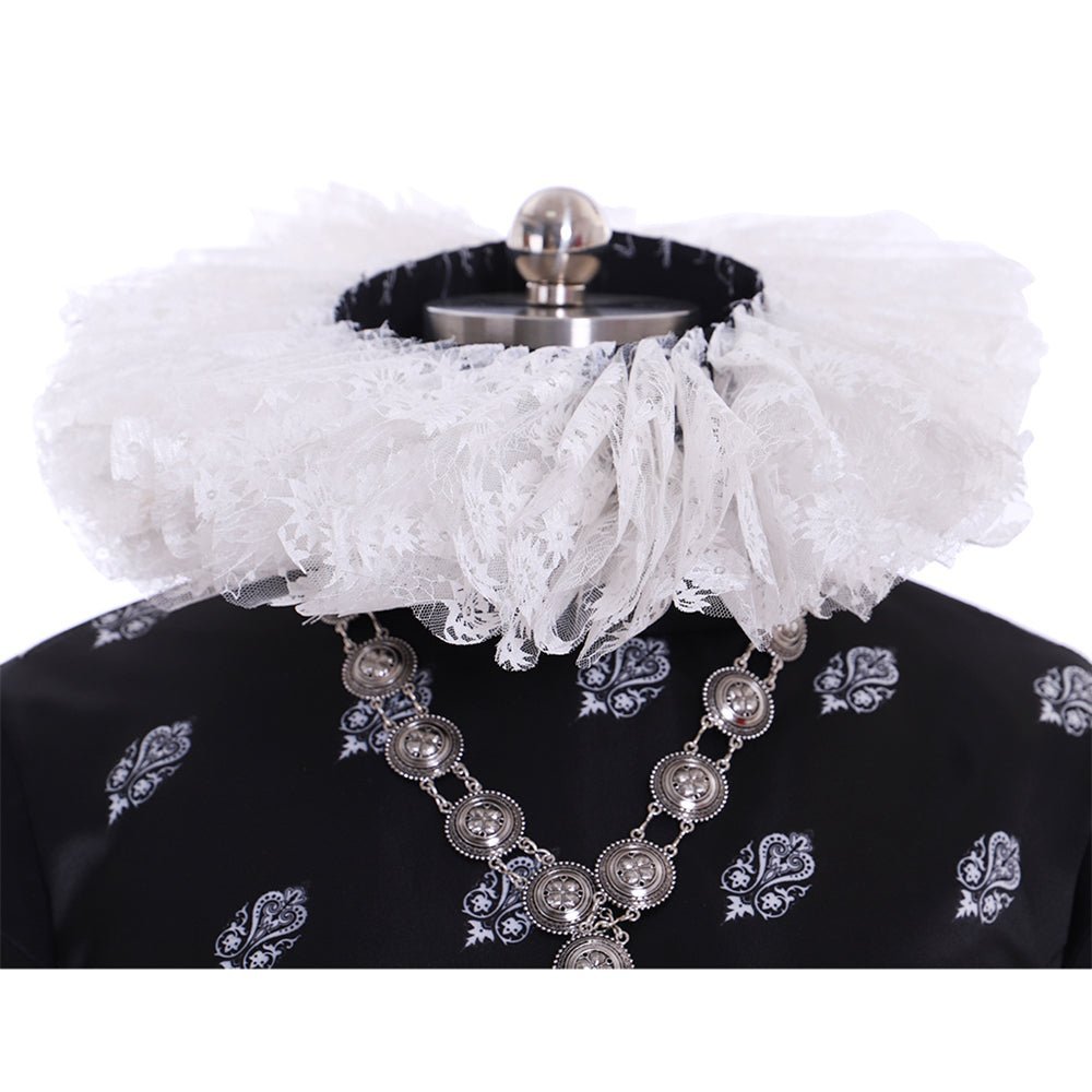 Queen Elizabeth Tudor Renaissance Cosplay Costume | Elegant Masquerade Ball Gown Dress for Women-Astricos