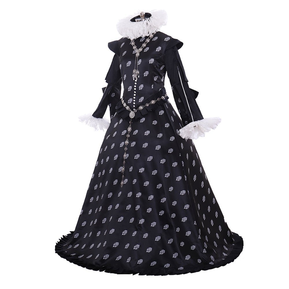 Queen Elizabeth Tudor Renaissance Cosplay Costume | Elegant Masquerade Ball Gown Dress for Women-Astricos