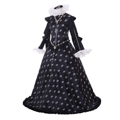 Queen Elizabeth Tudor Renaissance Cosplay Costume | Elegant Masquerade Ball Gown Dress for Women-Astricos