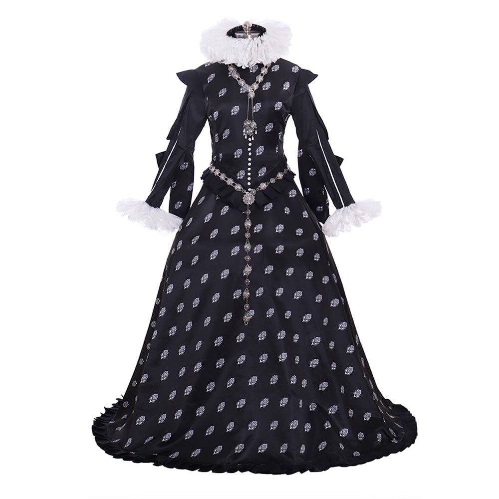 Queen Elizabeth Tudor Renaissance Cosplay Costume | Elegant Masquerade Ball Gown Dress for Women-Astricos