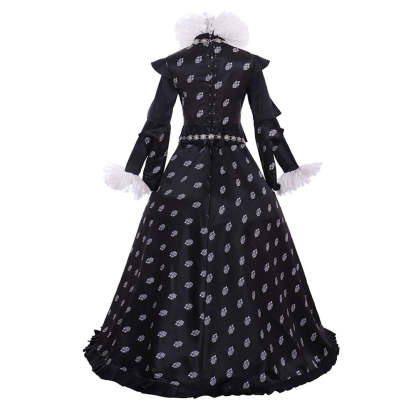 Queen Elizabeth Tudor Renaissance Cosplay Costume | Elegant Masquerade Ball Gown Dress for Women-Astricos
