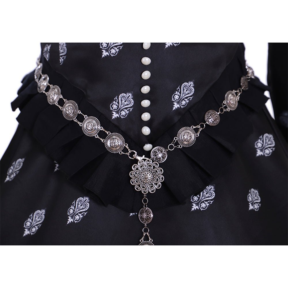 Queen Elizabeth Tudor Renaissance Cosplay Costume | Elegant Masquerade Ball Gown Dress for Women-Astricos
