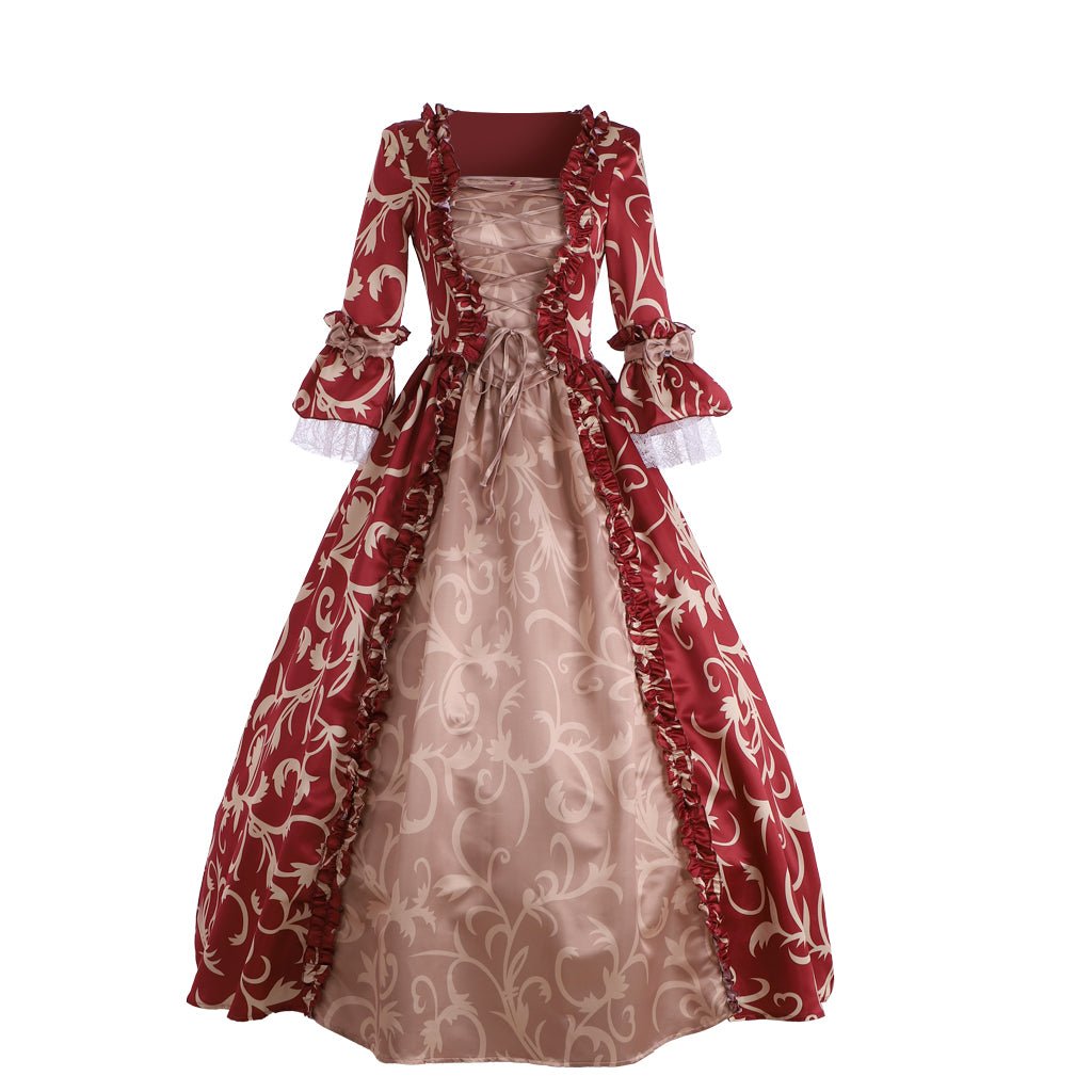 17th & 18th Century Queen Victoria Princess Wedding Party Dress | Victorian Cosplay Costume-Astricos