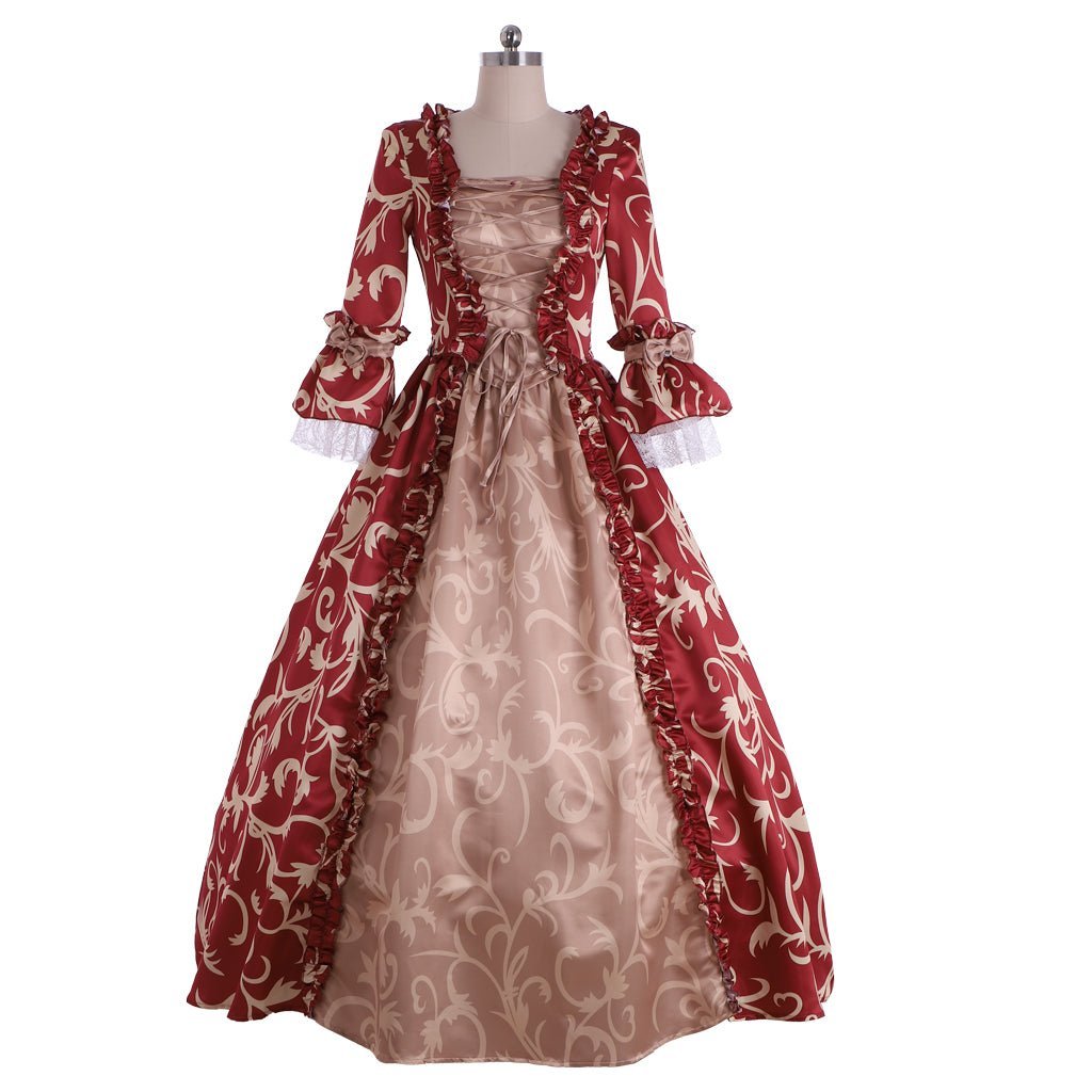 17th & 18th Century Queen Victoria Princess Wedding Party Dress | Victorian Cosplay Costume-Astricos