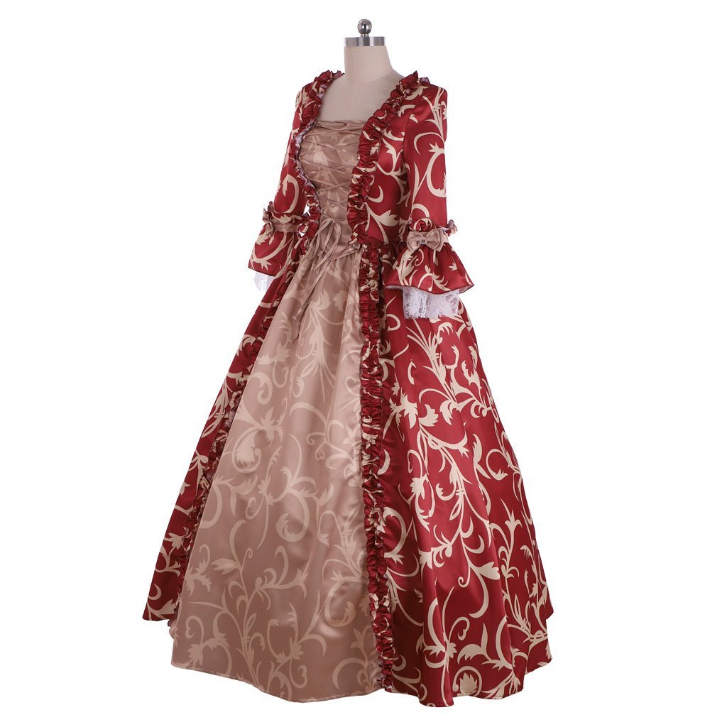 17th & 18th Century Queen Victoria Princess Wedding Party Dress | Victorian Cosplay Costume-Astricos
