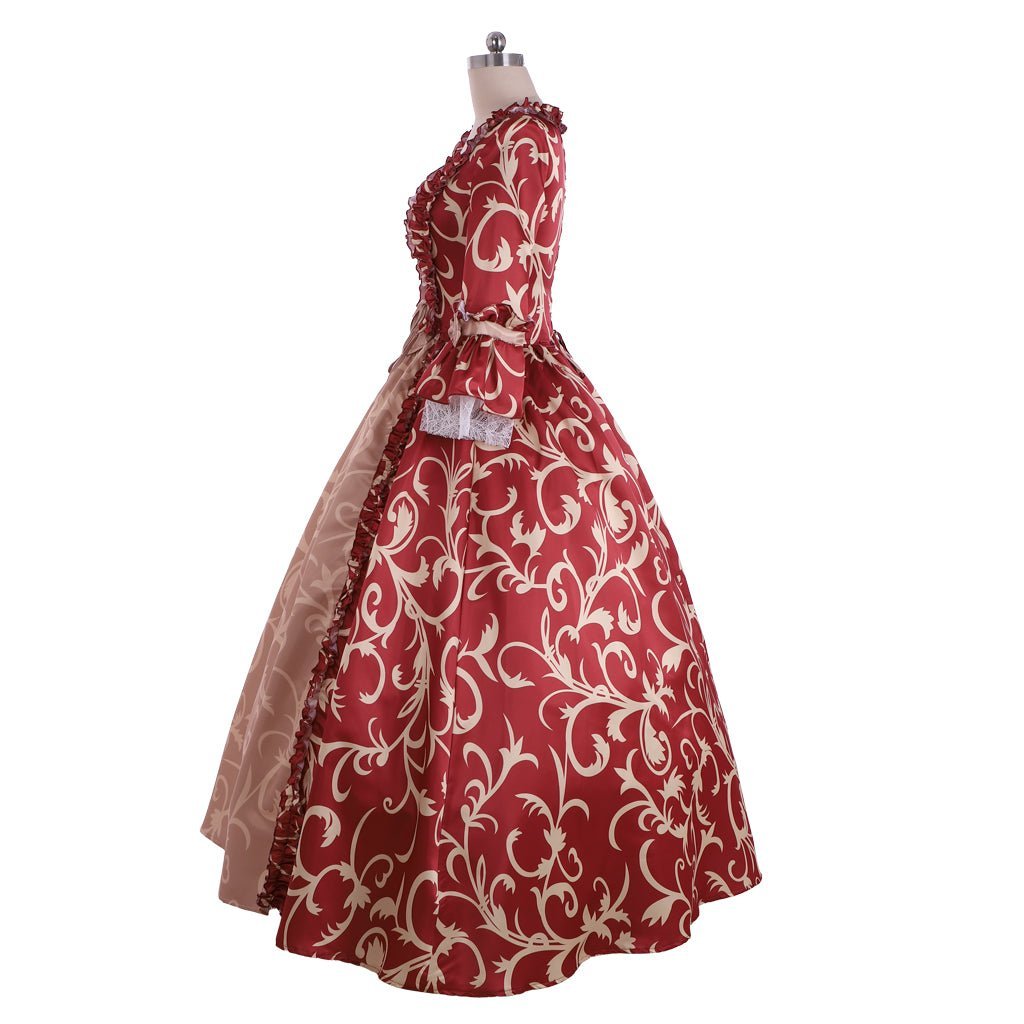 17th & 18th Century Queen Victoria Princess Wedding Party Dress | Victorian Cosplay Costume-Astricos