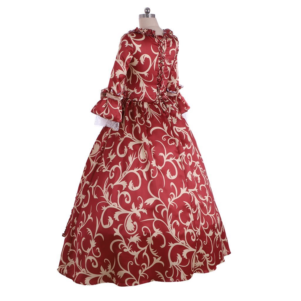 17th & 18th Century Queen Victoria Princess Wedding Party Dress | Victorian Cosplay Costume-Astricos