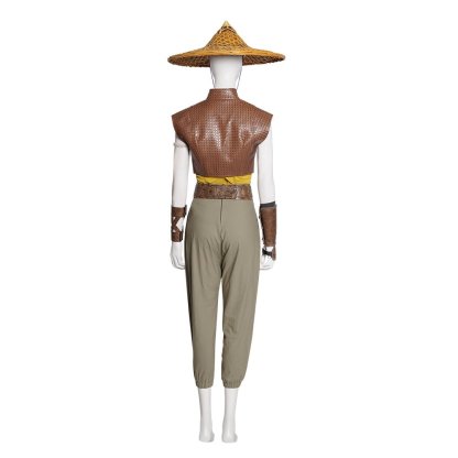 Raya Women's Cosplay Costume – Custom Halloween Outfit with Red Cape - Astricos