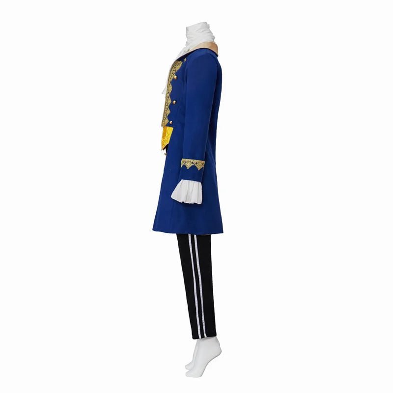 Regal Victorian Prince Uniform Tuxedo - Medieval Noble Men’s Regency Cosplay Costume-Astricos