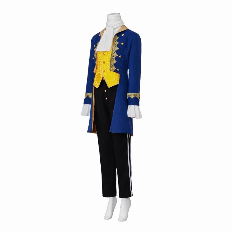Regal Victorian Prince Uniform Tuxedo - Medieval Noble Men’s Regency Cosplay Costume-Astricos