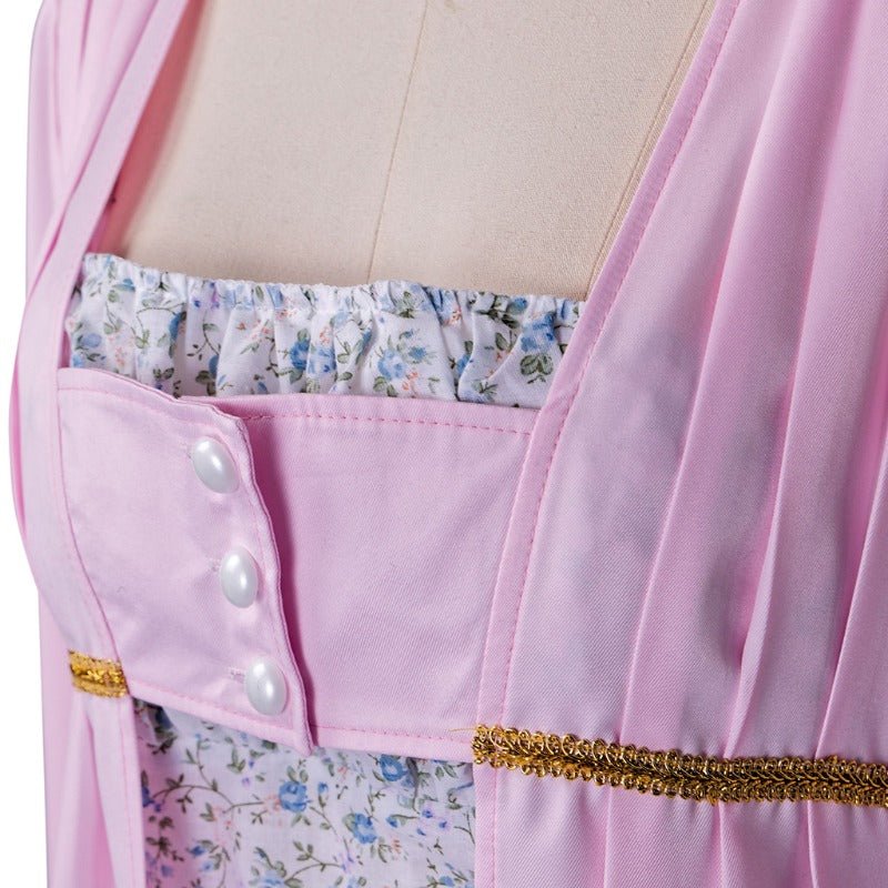 Regency Jane Austen Pastoral Spencer Robe Gown | Victorian Medieval Ball Costume | Astricos-Astricos