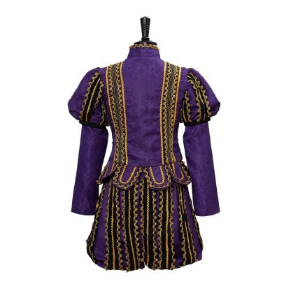 King Henry VIII Renaissance Costume - Medieval Tudor Royal Noble Outfit with Gold Trim | Astricos-Astricos