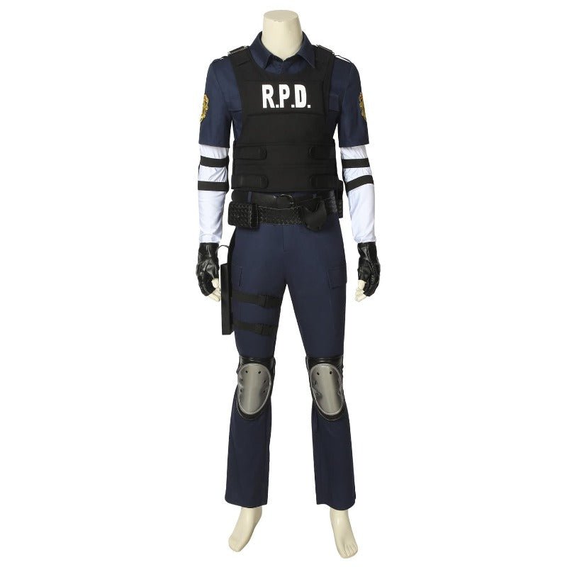 Resident Evil Remake Leon S. Kennedy Cosplay Costume - Astricos