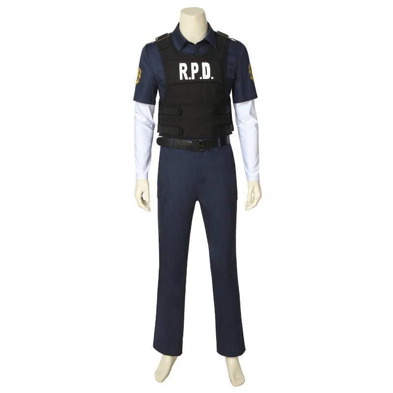 Resident Evil Remake Leon S. Kennedy Cosplay Costume - High Quality Replica-Astricos