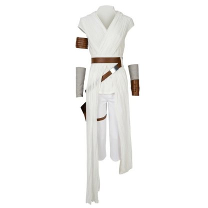 Rey Cosplay Costume Star Wars: The Rise of Skywalker Jedi Outfit for Adults - Astricos