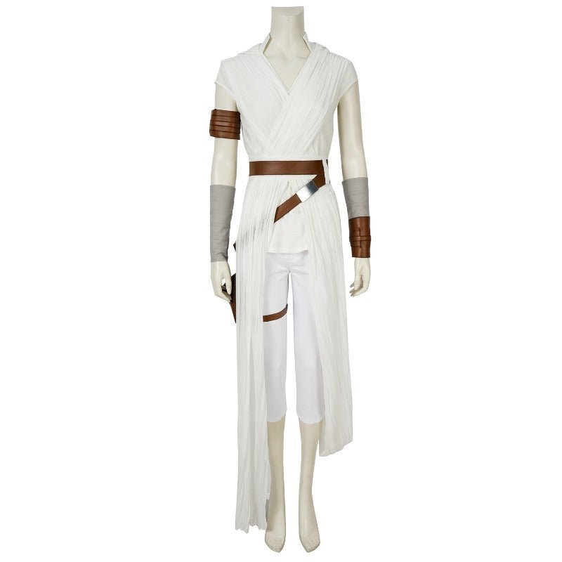 Rey Cosplay Costume Star Wars: The Rise of Skywalker Jedi Outfit for Adults - Astricos