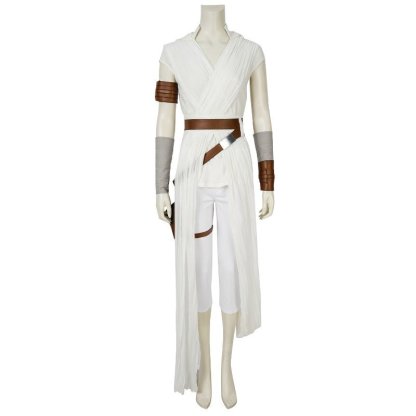 Rey Cosplay Costume Star Wars: The Rise of Skywalker Jedi Outfit for Adults - Astricos