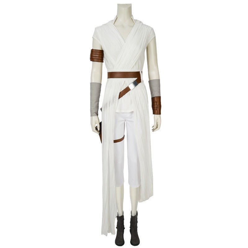 Rey Cosplay Costume Star Wars: The Rise of Skywalker Jedi Outfit for Adults - Astricos