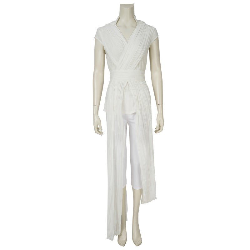 Rey Cosplay Costume Star Wars: The Rise of Skywalker Jedi Outfit for Adults - Astricos