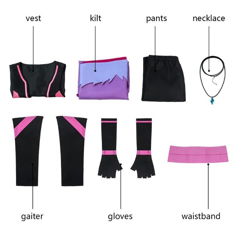 Re:Zero Garfiel Tinsel Cosplay Costume Halloween Carnival Custom Outfit - Astricos