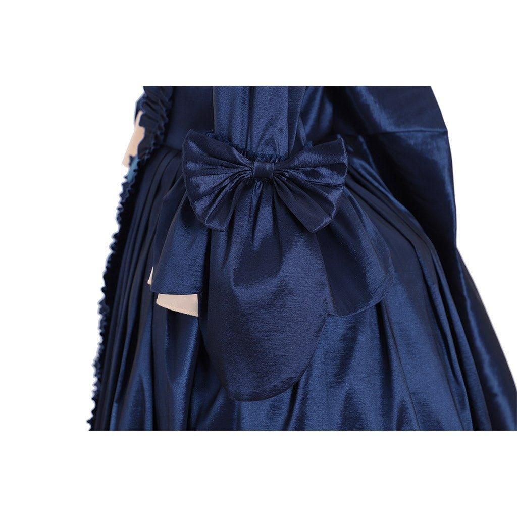 18th Century Marie Antoinette Blue Rococo Dress | Georgian Court Gown | Astricos-Astricos