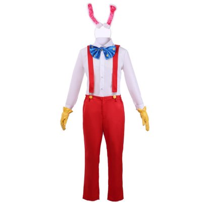 Roger Rabbit Cosplay Costume Adult - Funny Cartoon Rabbit Outfit | Astricos-Astricos
