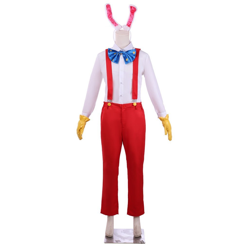 Roger Rabbit Cosplay Costume Adult - Funny Cartoon Rabbit Outfit | Astricos-Astricos