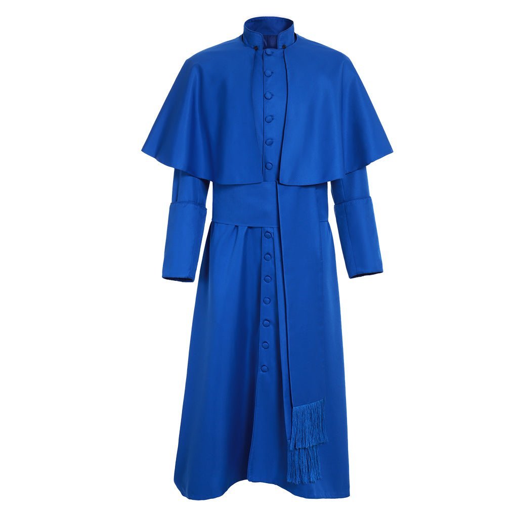 Authentic Roman Priest Cassock Costume - Catholic Clergy Robe for Men | Astricos Cosplay-Astricos