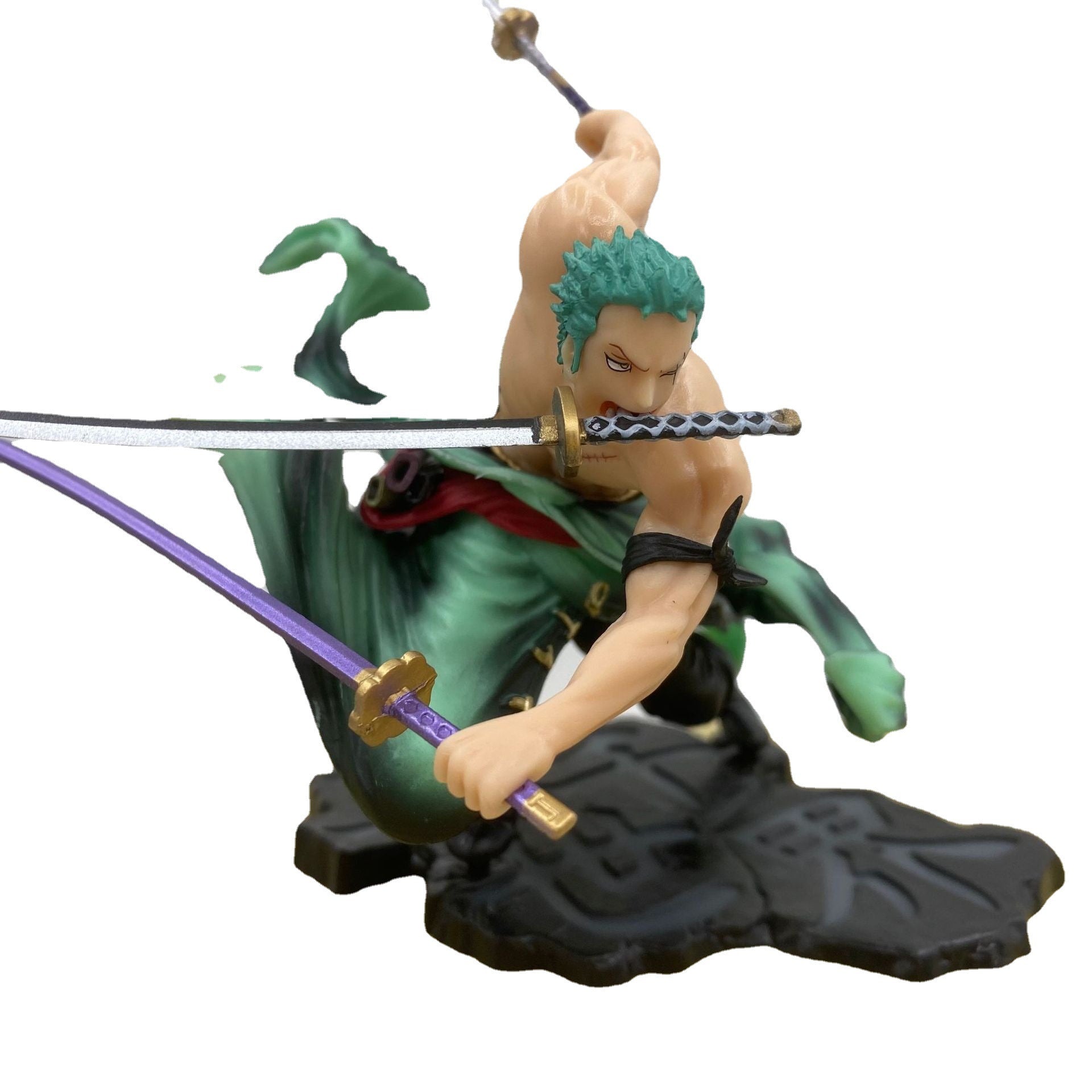 Roronoa Zoro Action Figure - Nine Blades Shura Mode PVC Anime Collectible - Astricos