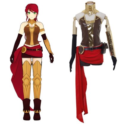 Premium RWBY Pyrrha Nikos Cosplay Costume - Official Quality | Astricos-Astricos