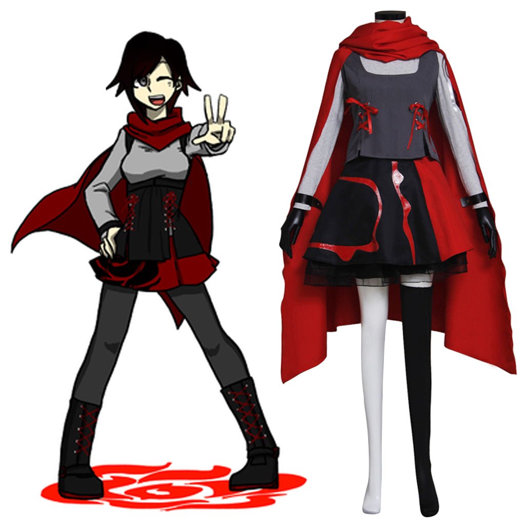 Premium RWBY Volume 7 Ruby Rose Cosplay Costume | Astricos-Astricos
