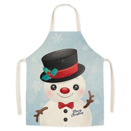 Festive Santa Claus Christmas Apron - Oil-Proof Cosplay Costume for Adults-Astricos