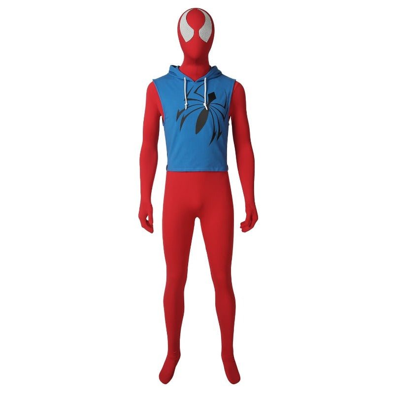 Authentic Scarlet Spider Ben Reilly Cosplay Costume | Spider-Verse Outfit | Astricos-Astricos