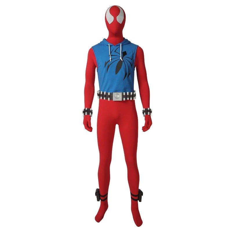 Authentic Scarlet Spider Ben Reilly Cosplay Costume | Spider-Verse Outfit | Astricos-Astricos