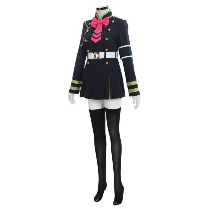Shinoa Hiragi Uniform Dress Cosplay Costume - Seraph of the End Inspired-Astricos