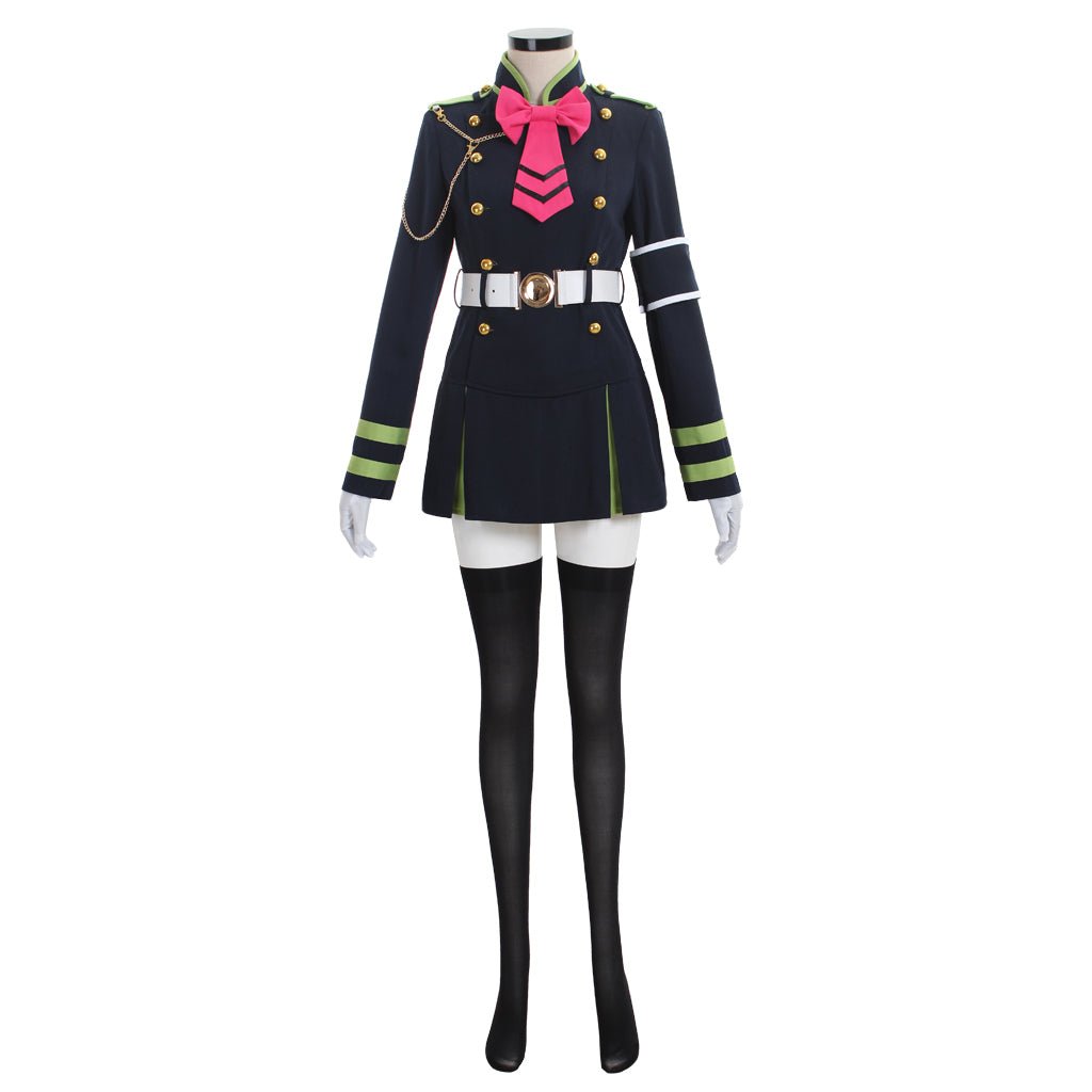 Shinoa Hiragi Uniform Dress Cosplay Costume - Seraph of the End Inspired-Astricos