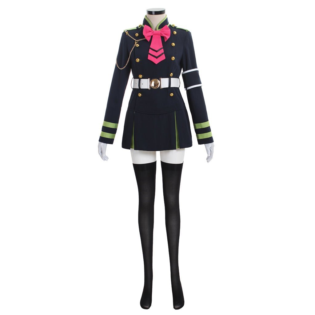 Shinoa Hiragi Uniform Dress Cosplay Costume - Seraph of the End Inspired-Astricos
