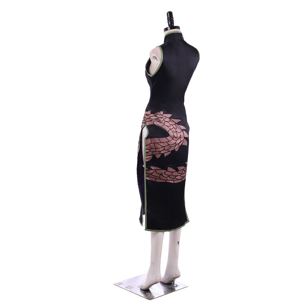 Shaman King Tao Jun Black Cheongsam Cosplay Costume - Authentic Design | Astricos-Astricos